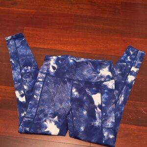 Constantly Varied Gear Blue Tie-Dye Leggings